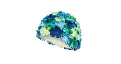 Aqua Speed Bloom koupací čepice modrá-zelená 1 ks