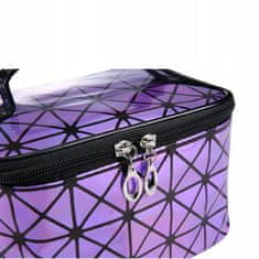 INNA Dámský cestovní kosmetický kufřík se zrcátkem, kosmetická taška Trip Story Umbria fialová