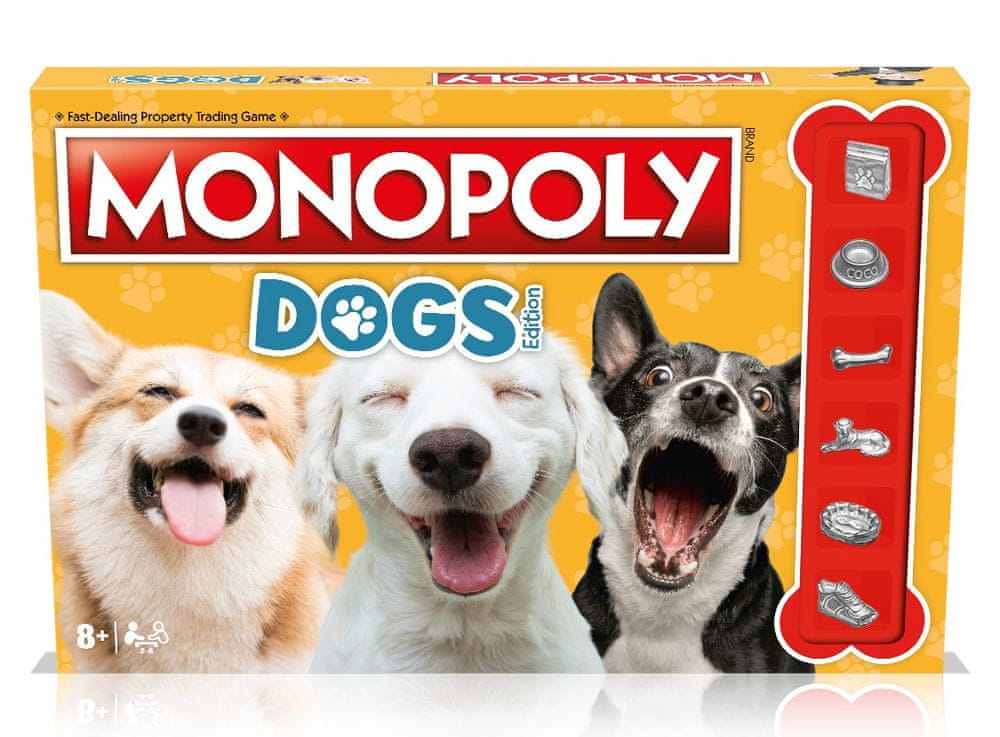 Levně Winning Moves Monopoly Dogs - Anglická verze