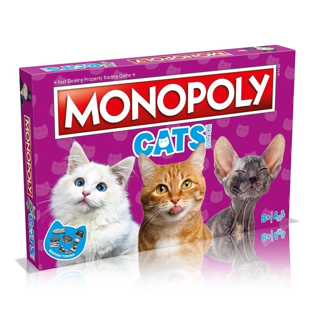 Levně Winning Moves Monopoly Cats - Anglická verze