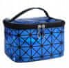INNA Dámský cestovní kosmetický kufřík se zrcátkem, kosmetická taška Trip Story Umbria modrá