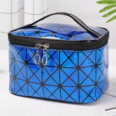 INNA Dámský cestovní kosmetický kufřík se zrcátkem, kosmetická taška Trip Story Umbria modrá