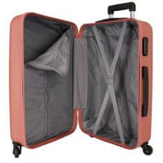 Joummabags ABS Cestovní kufr ROLL ROAD FLEX Nude, 75x52x28cm, 91L, 584936C (large)
