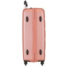 Joummabags ABS Cestovní kufr ROLL ROAD FLEX Nude, 65x46x23cm, 56L, 584926C (medium)