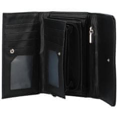 DIANA & CO Elegantní dámská koženková peněženka Žofie, černá
