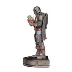Iron Studios Figurka Star Wars - The Mandalorian and Grogu Art Scale 1/10
