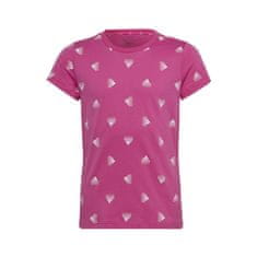 Adidas Tričko růžové L Bluv Tee JR