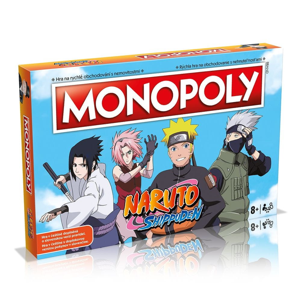 Levně Winning Moves Monopoly Naruto CZ/SK