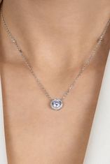 Brilio Silver Třpytivý bronzový náhrdelník se zirkony NCL87R