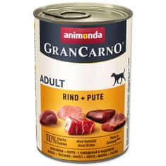 Animonda Konzerva Gran Carno hovězí + krůta 400 g