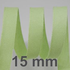 Torex Bavlněná stuha - Cordula 15 mm - pistacie 109 (20 m)