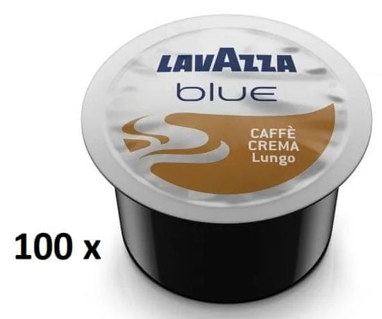 Lavazza Blue Caffe Crema Lungo kapsle (100 ks v krabici)