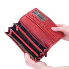 POYEM červená dámská peněženka 5215 Poyem CV