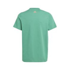 Adidas Tričko na trenínk zelené M Big Logo Tee JR
