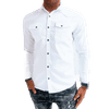 Pánská džínová košile ALDWIN bílá dx2472 XL