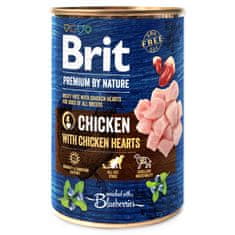 Brit BRIT Premium by Nature Chicken with Hearts 400 g