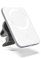 EPICO ultratenká bezdrátová autonabíječka, MagSafe kompatibilní, stříbrná / bílá