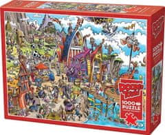 Cobble Hill Puzzle DoodleTown: Vesnice Vikingů 1000 dílků