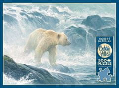 Cobble Hill Puzzle Číhání na lososy - Lední medvěd 500 dílků
