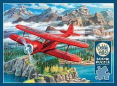 Cobble Hill Puzzle Letadlo Beechcraft Staggerwing 500 dílků