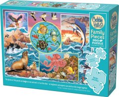 Cobble Hill Rodinné puzzle Kouzlo oceánu 350 dílků