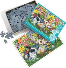 Cobble Hill Rodinné puzzle Velikonoční zajíčci 350 dílků