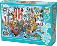Cobble Hill Rodinné puzzle Vikingská výprava 350 dílků
