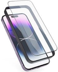 EPICO Edge To Edge ochranné sklo pro iPhone 13 Pro Max / iPhone 14 Plus 2ks s instalačním rámečkem, 60512151300017