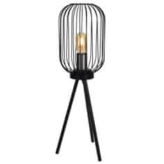 Home&Styling Kovová třínohá lampa, 36 cm, černá