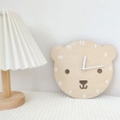 Dream Creations Dětské nástěnné hodiny medvěd