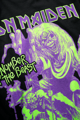 BRANDIT tričko Iron Maiden T Shirt Number of the Beast I černá Velikost: S