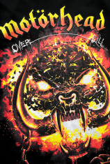 BRANDIT tričko Motörhead T-Shirt Overkill černá Velikost: S