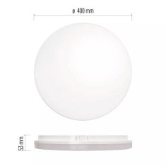 Emos Bílé LED stropní/nástěnné svítidlo, kruhové 36W IP54 ZM4325