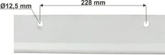Ripper Stahovací lišta 2m/18cm pro benzínovou vibrační jednotku RIPPER