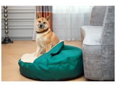 NUFNUF Luxusní pelech pro psy BED BUD CHIC - šedá kostka, XL