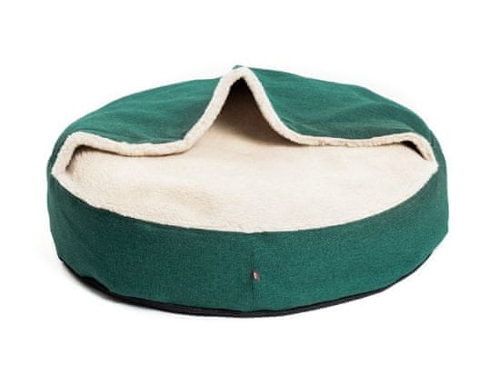 NUFNUF Luxusní pelech pro psy BED BUD - smaragdově zelená