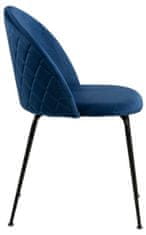 Actona Jídelní židle Louise tmavě modrá