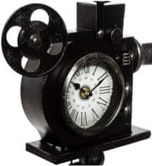 Atmosphera Dekorativní hodiny KAMERA, výška 51,5 cm, černé