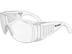 Extol Craft Brýle ochranné (97302) polykarbonát, univerzální velikost, čirý, panoramatický zorník třídy F