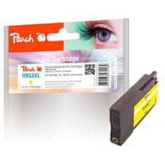 Peach Inkoustová náplň HP F6U18AE, No. 953XL, 20 ml kompatibilní - žlutá