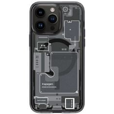 Spigen Kryt na mobil Ultra Hybrid Zero One s MagSafe pro iPhone 14 Pro - šedý