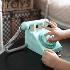 LEBULA CLASSIC WORLD Klasický dřevěný telefon pro děti 4 el.