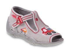Befado chlapecké sandálky SNAKE 217P079 šedé, hasiči, velikost 18