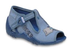 Befado chlapecké sandálky SNAKE 217P071 šedo-modré, DIGGER, velikost 18