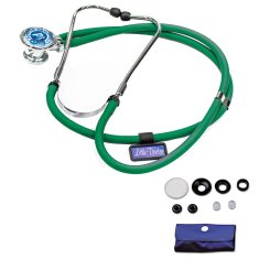 Little Doctor Speciální stetoskop Rappaport Little Doctor 72 cm dvojitá hlava - zelený