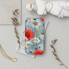Mobiwear Flip pouzdro na mobil Samsung Galaxy A15 / A15 5G - VP44S Červené a bílé květy