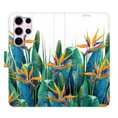 iSaprio Flipové pouzdro - Exotic Flowers 02 pro Samsung Galaxy S23 Ultra