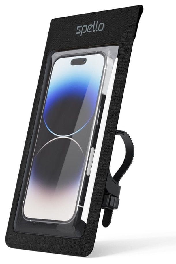 EPICO Spello voděodolný držák telefonu na řídítka - černá, 9915101300228 - zánovní