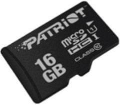HADEX Paměťová karta PATRIOT micro SDHC 16GB UHS-I bez adaptéru