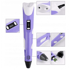BB-Shop Magic Pen | 3D tiskárna | Fialová barva + 9 m PLA vlákna